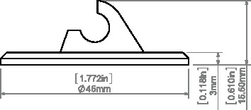 Монтажный кронштейн POLI (KLUS_C24112C10) - фото №1