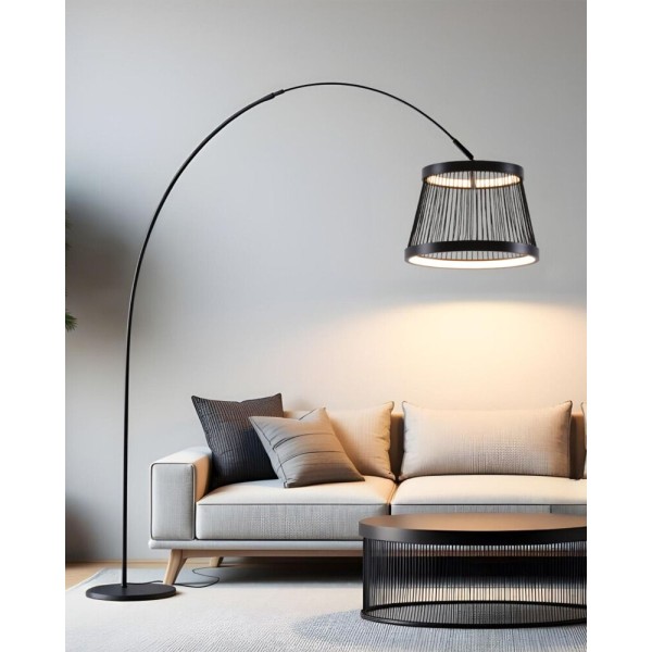 Торшер Zuma Line 5905316665576 Balu LED 1x20W 2700K-6000K 2300Lm IP20 чорний - фото №1