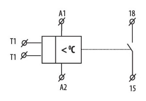 Термореле ETI 002471813 TER-3 В (0...+40) 24-240 AC/DC (1x16A AC1) - фото №2