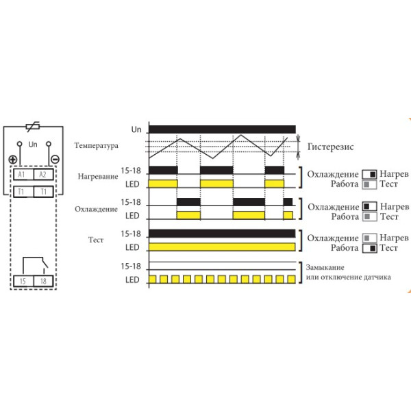 Термореле ETI 002471813 TER-3 В (0...+40) 24-240 AC/DC (1x16A AC1) - фото №4