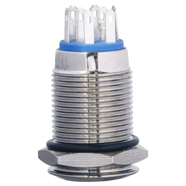 Кнопка Аско-Укрем TYJ 16-362 2NO+2NC 220В з підсвічуванням та фіксацією зелена (A0140010102) - фото №3