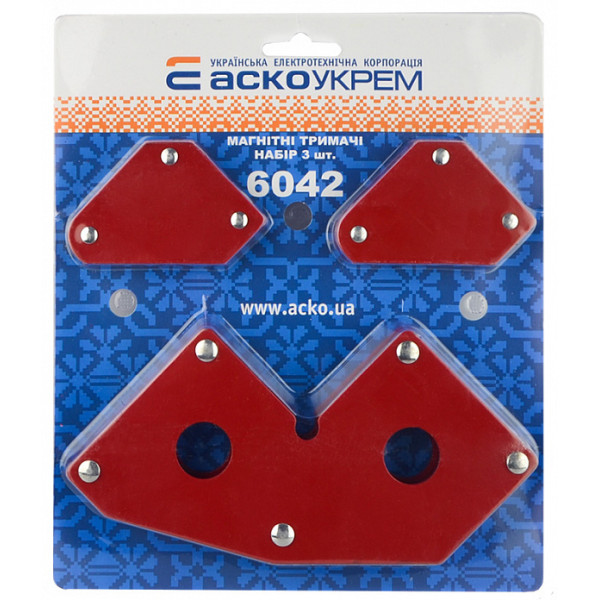 Магнітний позиціонер Аско-Укрем 6042 3шт (A0200020099) - фото №1