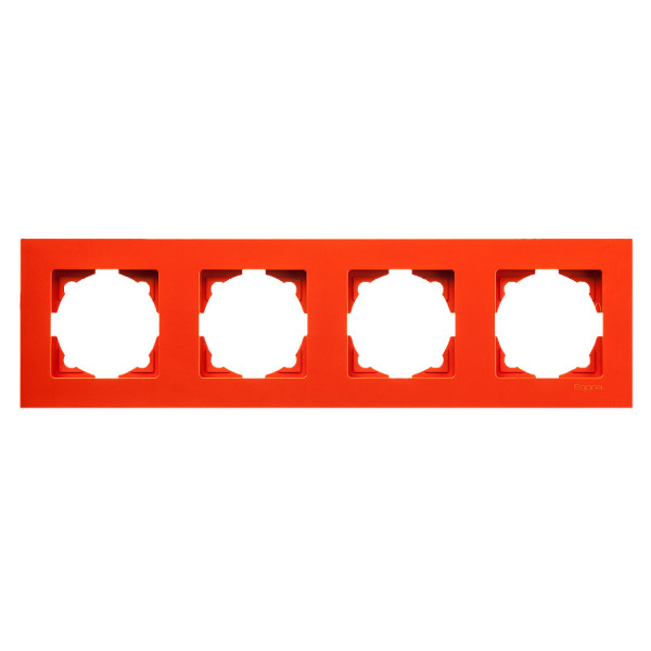 Рамка 4-місна Gunsan Eqona оранжева