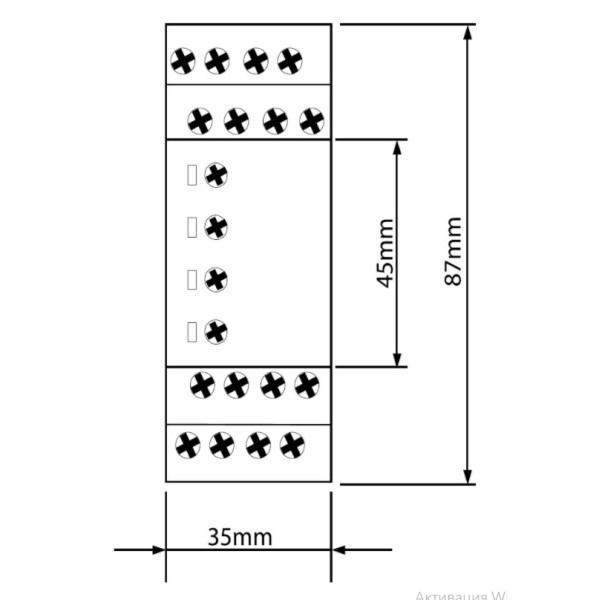 Багатофункціональне реле Schrack ZR5B0025 12-240В AC/DC 8А - фото №1