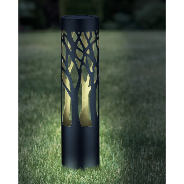 Вуличний світильник на сонячній батареї Goldlux 330260 Albero LED 3000K IP44 чорний - фото №2