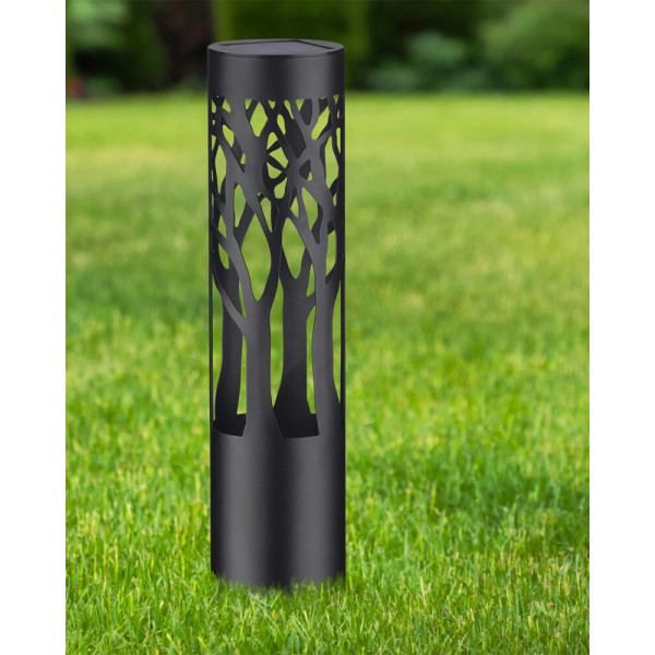 Вуличний світильник на сонячній батареї Goldlux 330260 Albero LED 3000K IP44 чорний - фото №3