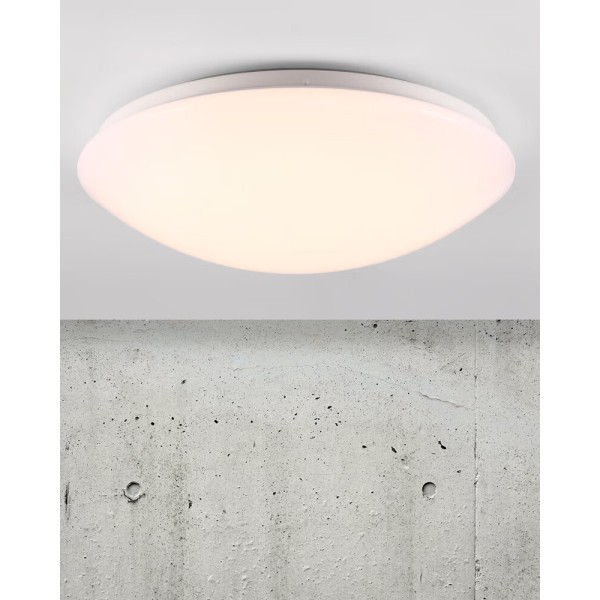 Потолочный светильник Nordlux 45376001 Ask LED 1x16W 3000K 1450Lm IP44 белый - фото №1