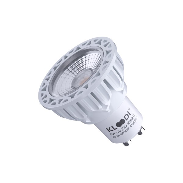 Світлодіодна лампочка Kloodi KDGU10-QL 5WCOB 4K 60D WH DIM GU10 450Lm IP20 - фото №2