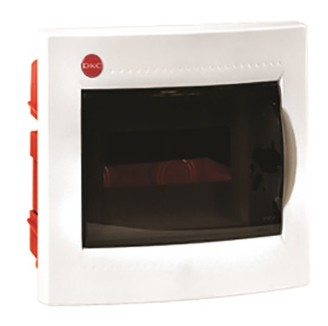 Щит встраиваемый DKC Ram Base на 8 модулей с дверцей RAL9016