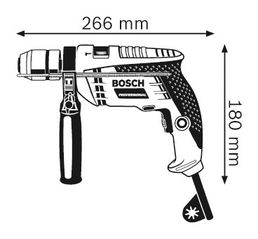 Дрель Bosch GSB 13 RE БЗП - фото №1