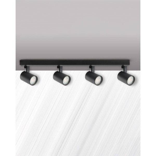 Светильник поворотный, спот Goldlux 328717 Lynx GU10 4x10W IP20 черный - фото №2