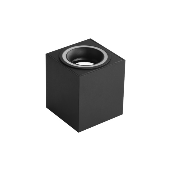 Cветильник точечный накладной MANHATTAN-L GU10 IP20 квадрат черный Violux ( 341101 )