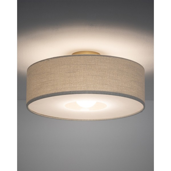 Люстра Nowodvorski 11651 Santana M E27 1x25W IP20 бежева - фото №1