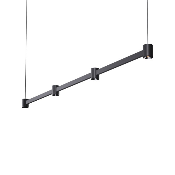 Підвісний світильник, люстра Kloodi PE-LOTUS1200 15W 3K BK LED 1050Lm IP20 чорний - фото №2