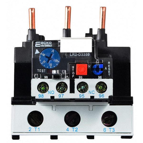 Теплове реле Аско-Укрем PT 3359 48,0-65,0А LR2-D3359 (A0040060020) - фото №1