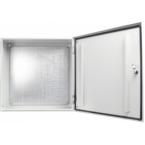 Металевий корпус Аско-Укрем Ubox з монтажною панеллю 600х600х250мм IP54 - фото №2