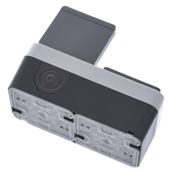 Розетка двойная с з/к и крышкой Berker W.1 - фото №8