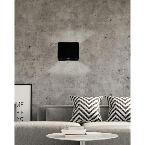 Бра, настінний світильник з датчиком руху Goldlux 331434 Miri LED 1x2.5W 3000K/4000K/6400K 150Lm IP20 чорний - фото №1