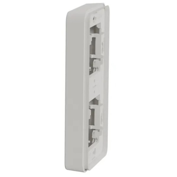 Вертикальна 2-постова рамка Schneider Electric MUR39151 IP55 (біла) - фото №2
