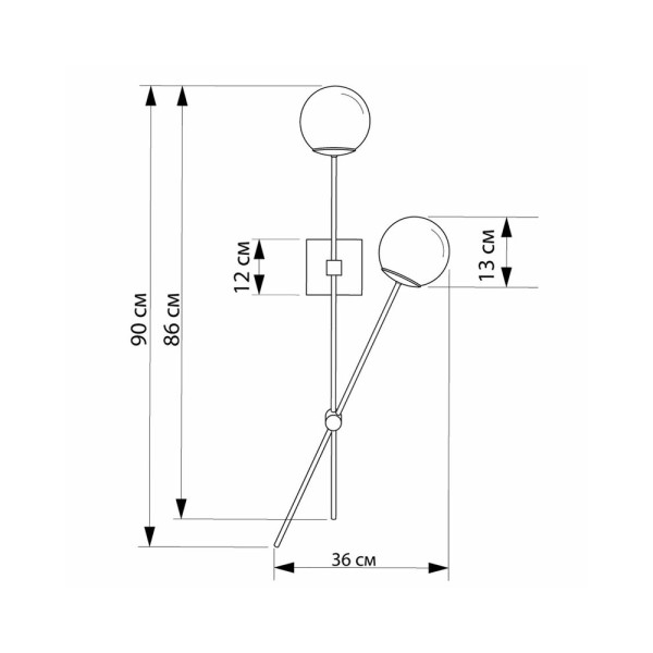 Бра, настенный светильник Imperium Light 608290.05.69 Contry E14 40W IP20 - фото №2