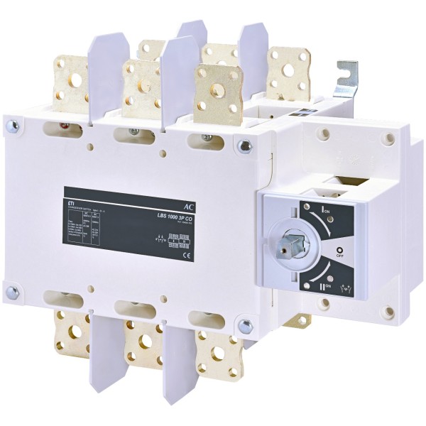 Перемикач навантаження ETI 004661555 LBS CO 3P 1000 (1-0-2 1000А)