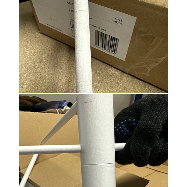 Люстра Nowodvorski 37942 Orbit GX53 6x12W IP20 белая - фото №1