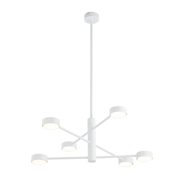 Люстра Nowodvorski 37942 Orbit GX53 6x12W IP20 белая - фото №2