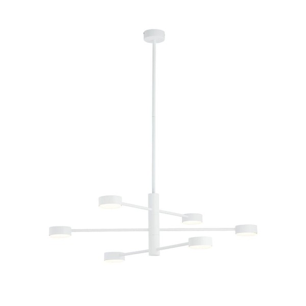 Люстра Nowodvorski 37942 Orbit GX53 6x12W IP20 белая - фото №3