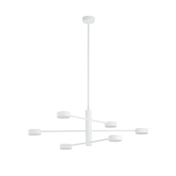 Люстра Nowodvorski 37942 Orbit GX53 6x12W IP20 белая - фото №4