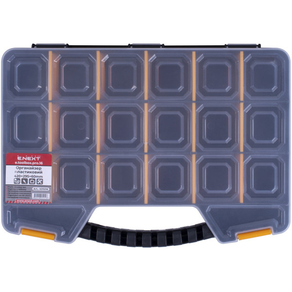 Пластиковый органайзер E.Next e.toolbox.pro.16, 18" 420x295x60мм (t011016) - фото №2