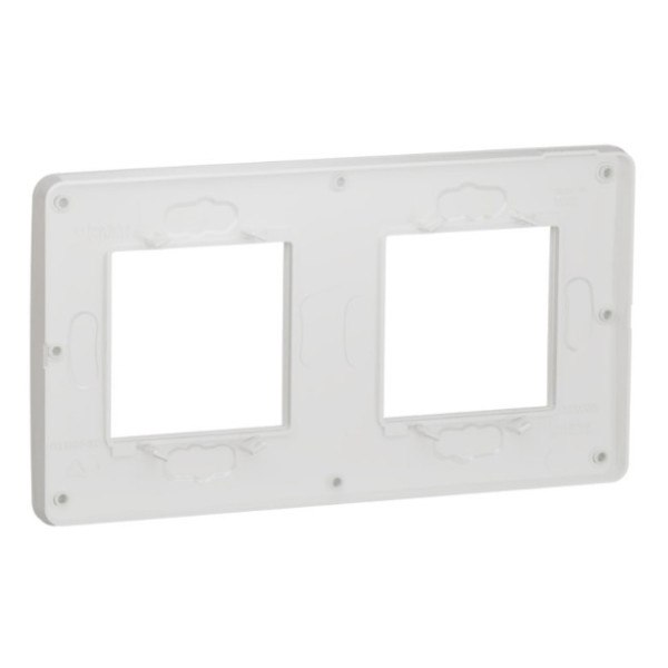 Двопостова рамка Schneider Electric NU280418 (білий/білий) - фото №2