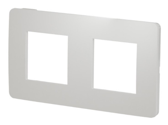 Двопостова рамка Schneider Electric NU280418 (білий/білий) - фото №3