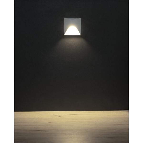 Светильник для подсветки лестницы/коридора Kanlux 39138 Exin LED 1x2.5W 4000K 50Lm IP65 белый - фото №1