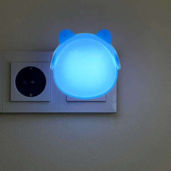 Нічник LED SONIC 0,6W із сутінковим сенсором блакитний Violux ( 310304 ) - фото №3