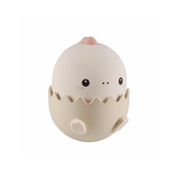 Ночник Динозаврик розовый, настольная лампа с аккумулятором Goldlux 326973 Baby Dino LED 1x0.75W 3000K+RGB IP20