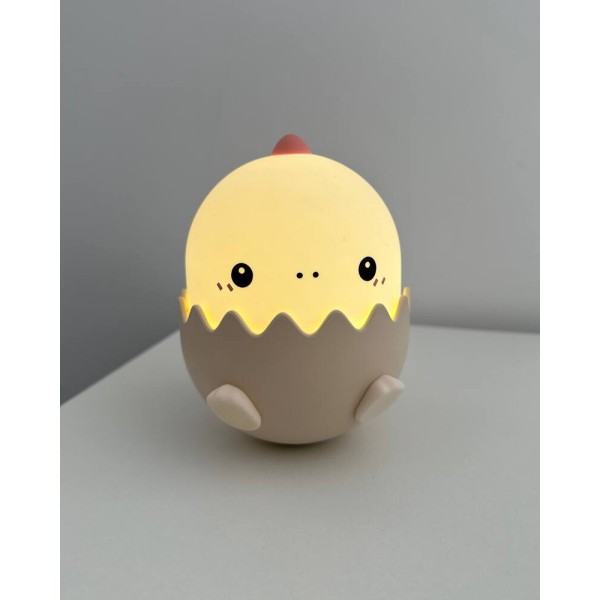 Ночник Динозаврик розовый, настольная лампа с аккумулятором Goldlux 326973 Baby Dino LED 1x0.75W 3000K+RGB IP20 - фото №3