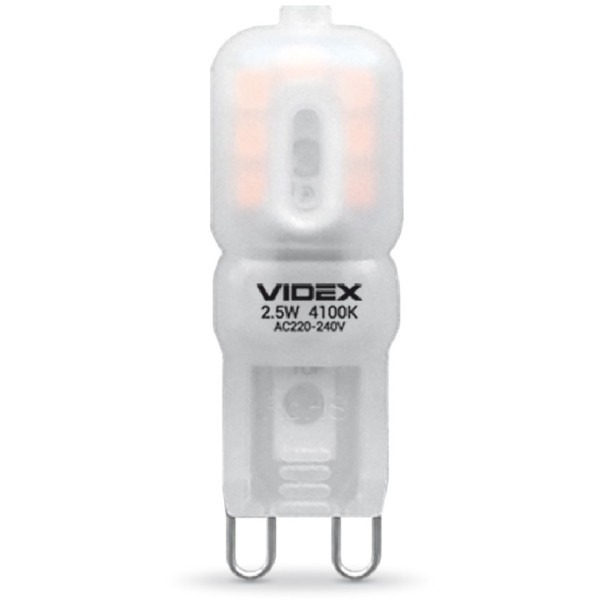 Світлодіодна лампа Videx G9e G9 2,5Вт 4100K (VL-G9e-25224)