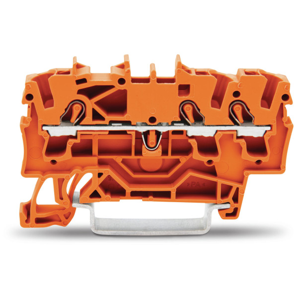 Клема Wago 2002-1302 Topjob S 2,5-4мм² (оранжева)