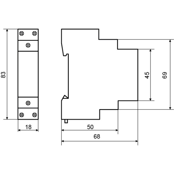 Модульный контактор Аско-Укрем MK-N 2P 16A 2NO (A0040030023) - фото №4