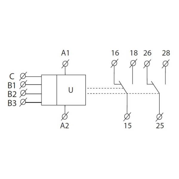 Реле напруги Elko-Ep HRN-42 230V - фото №5