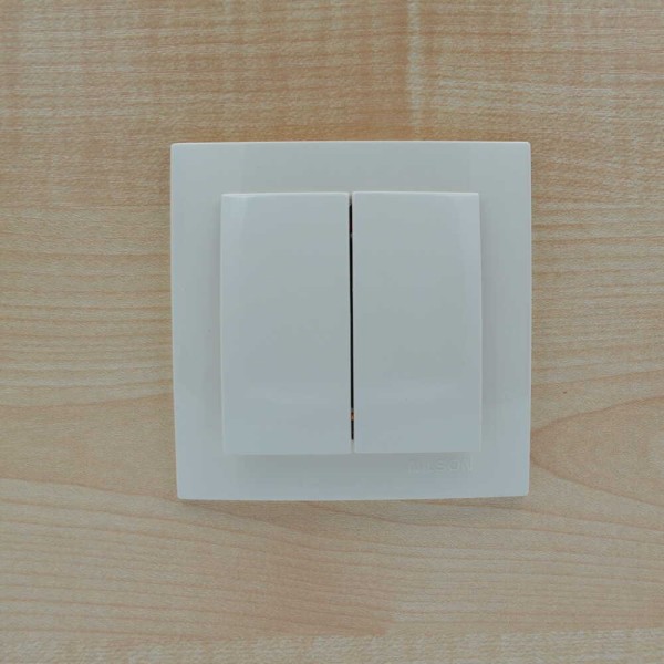 Вимикач Nilson Touran кремовий 2кл ( 24121003 ) - фото №3