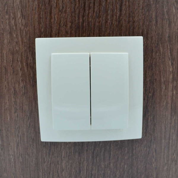 Вимикач Nilson Touran кремовий 2кл ( 24121003 ) - фото №4