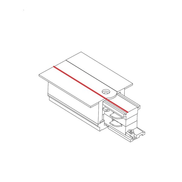 З'єднувач Nowodvorski 8690 CTLS Recessed Power End Cap PE-R IP20 чорний - фото №1