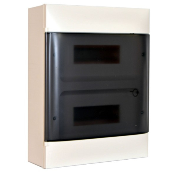 Щиток пластиковий Legrand Practibox S на 24 модулі (димчасті двері)