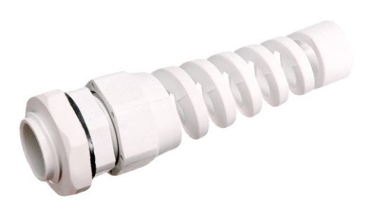 Сальник TNSy PG21 Ø13-18мм зі спіраллю IP68 білий (TNSy5501099)