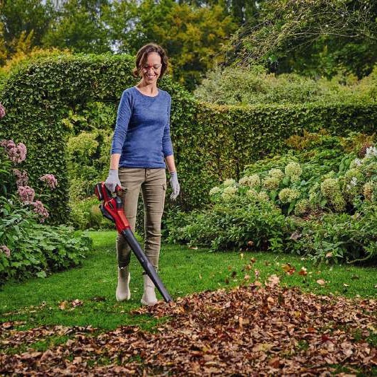 Акумуляторна повітродувка Einhell X-Change 18В 15000 об/хв з 3 трубками-насадками (3433542) - фото №10