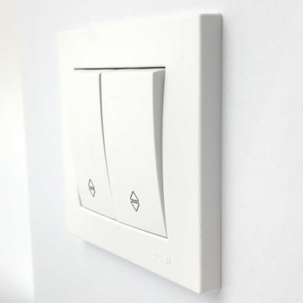 Выключатель EL-BI VEGA белый мат 2-кл проходной ( 510-016200-211 ) - фото №2