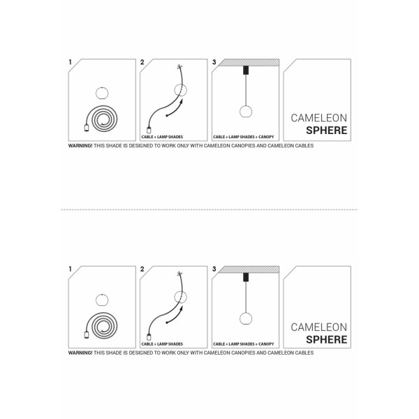 Плафон для светильника Nowodvorski 8531 Cameleon Sphere S E27/G9 Transparent - фото №3