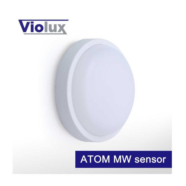 Світильник LED Violux ДББ ATOM MW sensor 12W 5000K IP54 ( 200060 ) - фото №1