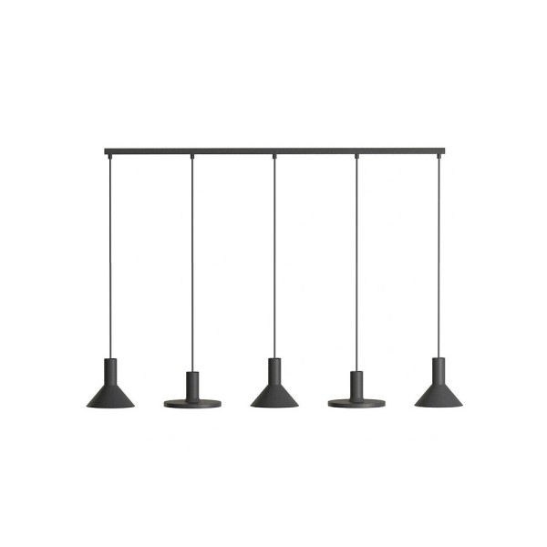 Подвесной светильник, люстра Nowodvorski 10906 Hermanos V GU10 5x10W IP20 черный